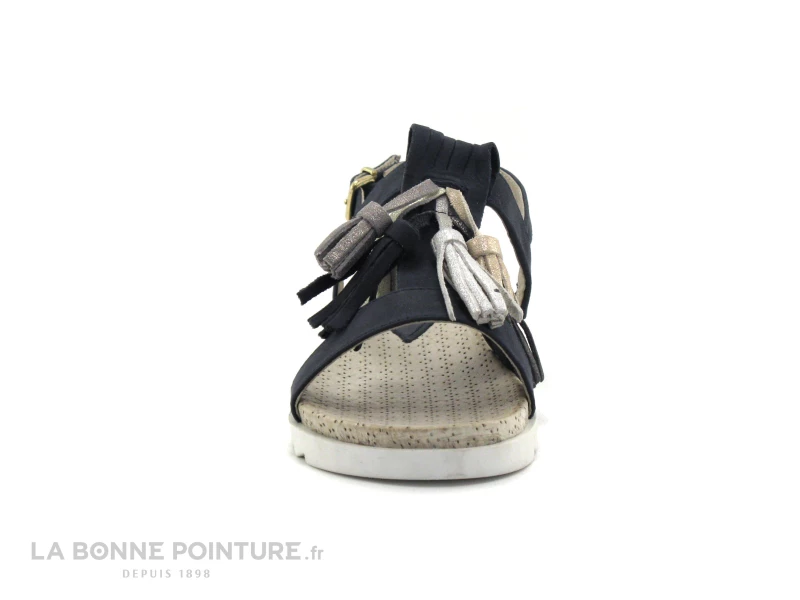 Com Un Point ADEPON Marine - Pompons - Nu-pieds 4 Com Un Point ADEPON Marine - Pompons - Nu-pieds – Image 2