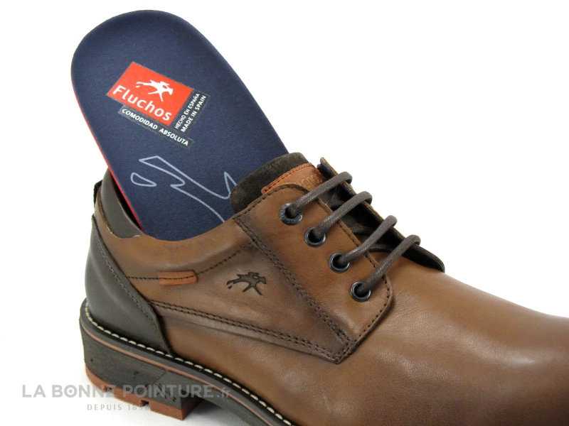 Fluchos F1340 Habana Camel - Chaussure Derbi Homme Marron 7 Fluchos F1340 Habana Camel - Chaussure Derbi Homme Marron – Image 5