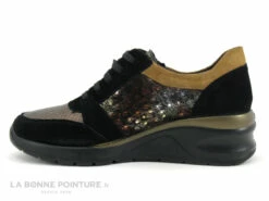 Inea PADOU - Velours Multi Noir Or - Basket Compensee Femme -LA BONNE POINTURE Soldes cd24607c73b9e66c561f35ea11d5d5ef img 2644.jpg 174831