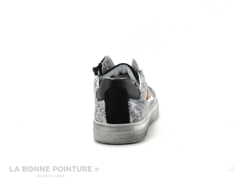 Bopy SECLAIR Noir Blanc Argent - Basket Basse Fille 6 Bopy SECLAIR Noir Blanc Argent - Basket Basse Fille – Image 4