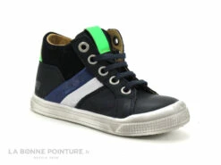 Bopy VINTAGE Marine - Sneakers Montantes GARCON Avec Zip