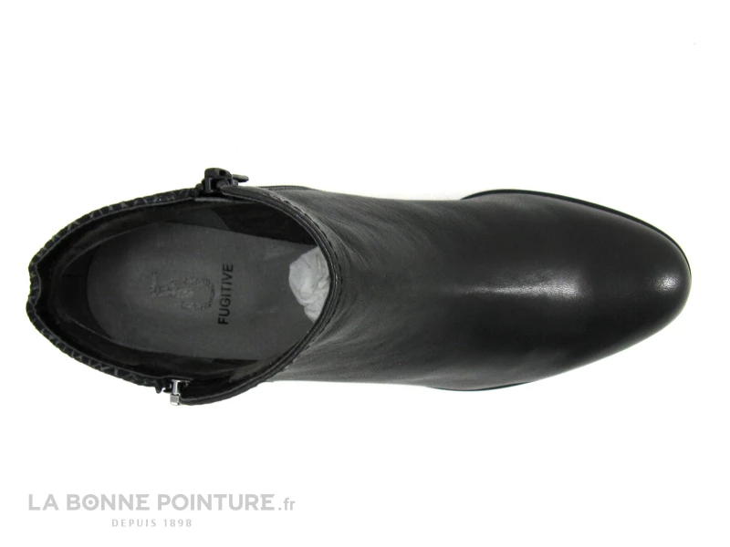 Fugitive RACINE Noir - LPILC45 LN146 - Boots Noires Talon Epais 8 Fugitive RACINE Noir - LPILC45 LN146 - Boots Noires Talon Epais – Image 6
