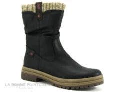 B Et M Banana Moon - REBUS Noir - Bottine Femme - Lainage Beige -LA BONNE POINTURE Soldes cd24607c73b9e66c561f35ea11d5d5ef img 2733.jpg 174934