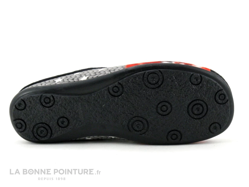 Ouf TIZIEUX Rouge - Noir - Pantoufle Mule Avec Chat 6 Ouf TIZIEUX Rouge - Noir - Pantoufle Mule Avec Chat – Image 4