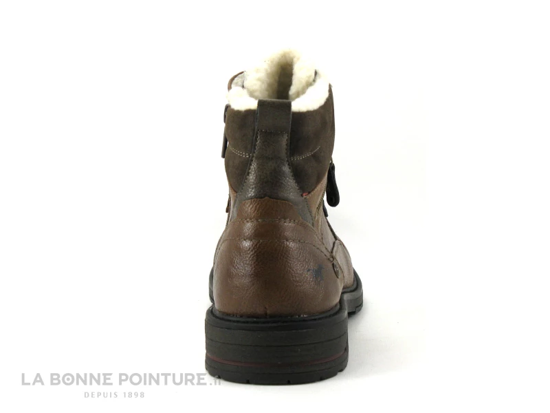 Mustang 4157-603-307 Cognac - Bottillon Homme Interieur Fourrure 6 Mustang 4157-603-307 Cognac - Bottillon Homme Interieur Fourrure – Image 4