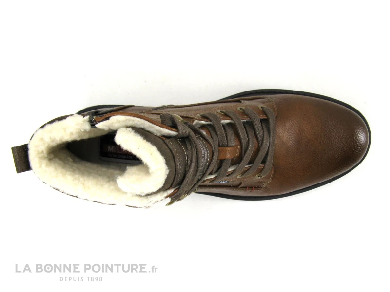 Mustang 4157-603-307 Cognac - Bottillon Homme Interieur Fourrure 8 Mustang 4157-603-307 Cognac - Bottillon Homme Interieur Fourrure – Image 6