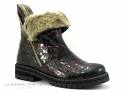 Hooper JUNO - Croco Imp Multicolore - Bottine Femme