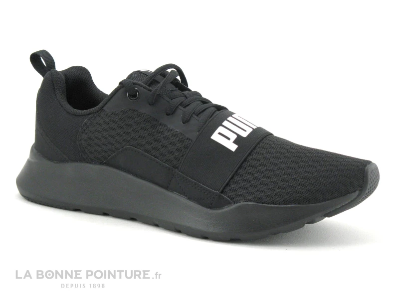 Puma Soft Foam WIRED - Black - Basket Noire Homme - 366970 3 Puma Soft Foam WIRED - Black - Basket Noire Homme - 366970