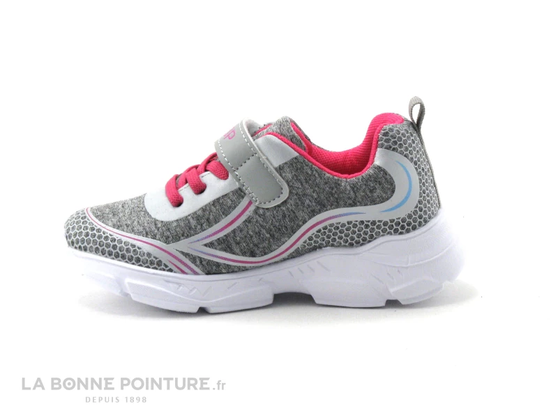Galop L11801-831 - Gris Rose - Chaussure De Sport BEBE Fille 4 Galop L11801-831 - Gris Rose - Chaussure De Sport BEBE Fille – Image 2