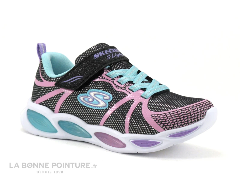 Skechers 302042L Shimmer Beams Sporty Glow - Basket Led Fille 7 Skechers 302042L Shimmer Beams Sporty Glow - Basket Led Fille – Image 5