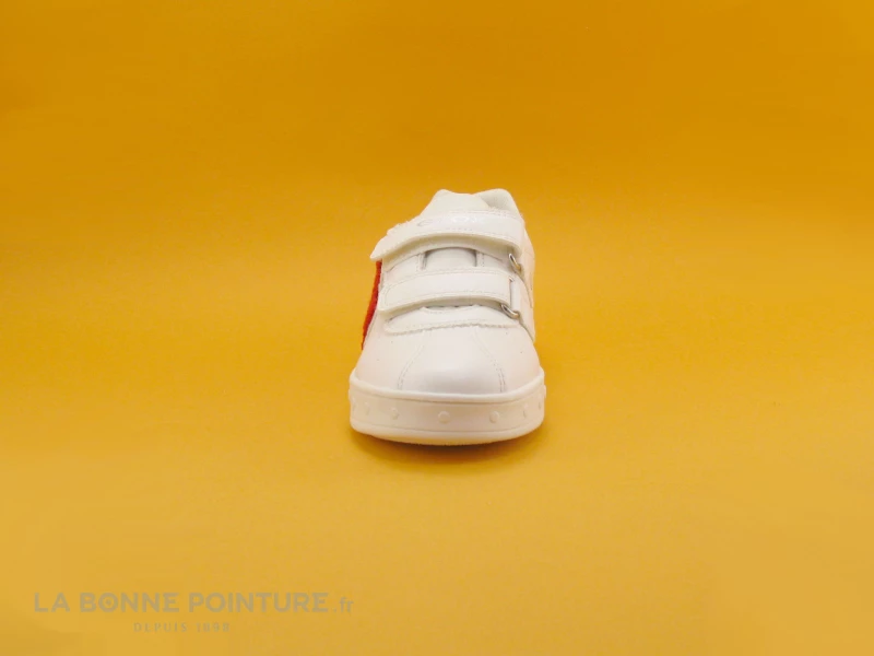 Geox SKYLIN J928WC - White Red - Love - Sneakers Fille 4 Geox SKYLIN J928WC - White Red - Love - Sneakers Fille – Image 2