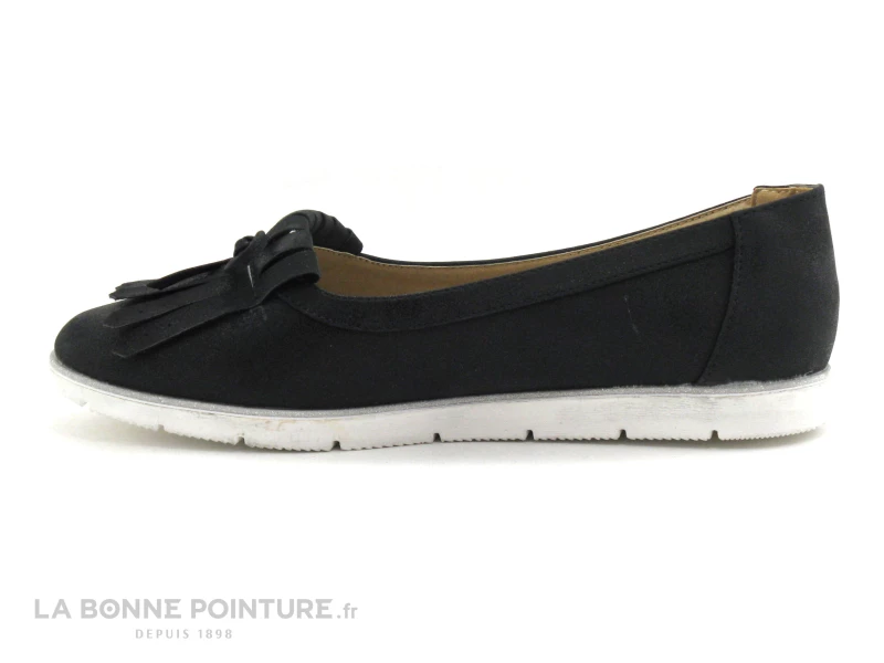 Enza Nucci - JF3104 Noir - Patte Frange - Ballerine 4 Enza Nucci - JF3104 Noir - Patte Frange - Ballerine – Image 2