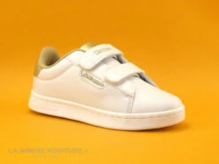 Kappa Tchouri EV Perfo White Gold - 3117M2W - Basket Fille Velcro