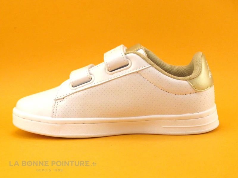 Kappa Tchouri EV Perfo White Gold - 3117M2W - Basket Fille Velcro 6 Kappa Tchouri EV Perfo White Gold - 3117M2W - Basket Fille Velcro – Image 4