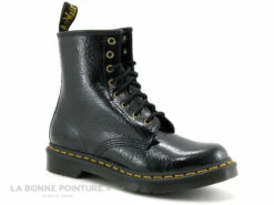 Dr. Martens Dr Martens 1460 - 27774001 - Black Distressed Patent - Boots Noires