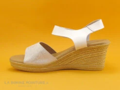 Eva Frutos 9538 Blanc - Metallise - Sandale Compensee -LA BONNE POINTURE Soldes cd24607c73b9e66c561f35ea11d5d5ef img 3032.jpg 132238