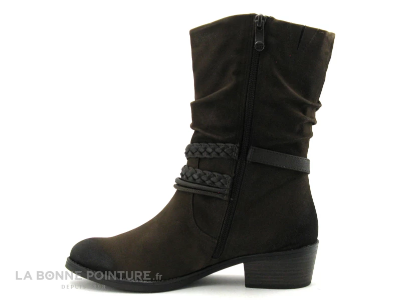 Marco Tozzi 2-25316-29 Cafe Comb - Bottine Femme Marron 5 Marco Tozzi 2-25316-29 Cafe Comb - Bottine Femme Marron – Image 3