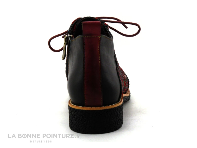 Laura Vita COCRALIEO 17 Rouge Chaussures Montantes Zip Lacets 6 Laura Vita COCRALIEO 17 Rouge Chaussures Montantes Zip Lacets – Image 4