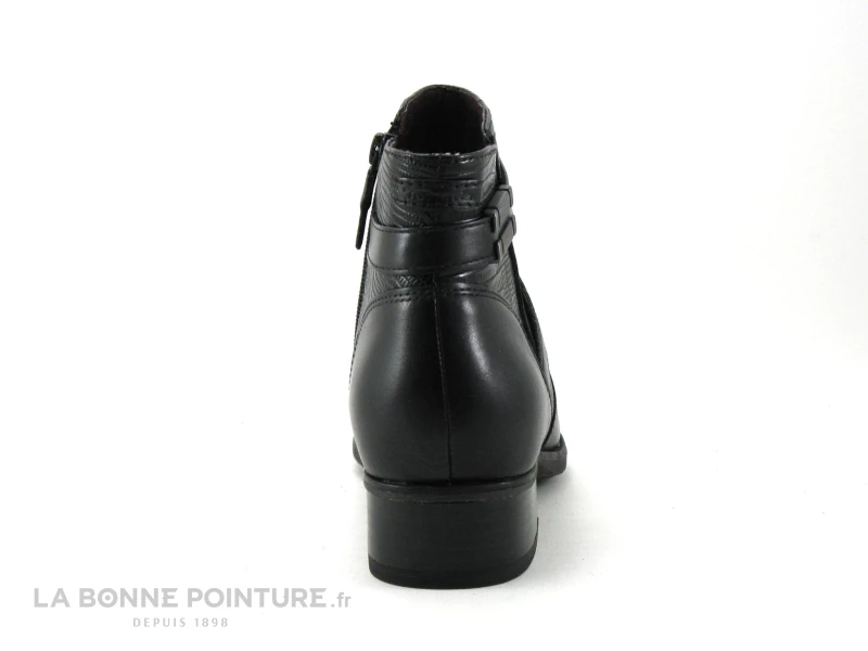 Tamaris 1-25373-27 - Bottine Femme Noire - Cotes Reptile 6 Tamaris 1-25373-27 - Bottine Femme Noire - Cotes Reptile – Image 4