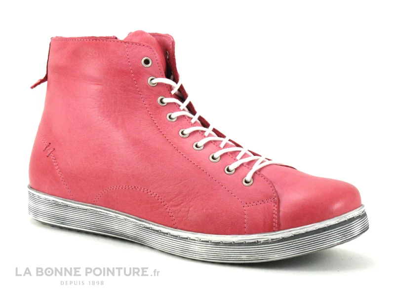 Andrea Conti 0341500-084 Koralle - Basket Montante Cuir Rose 3 Andrea Conti 0341500-084 Koralle - Basket Montante Cuir Rose