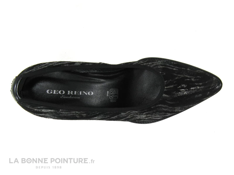 Geo Reino ALVINO Hello Noir - Escarpin Semelle Souple 8 Geo Reino ALVINO Hello Noir - Escarpin Semelle Souple – Image 6
