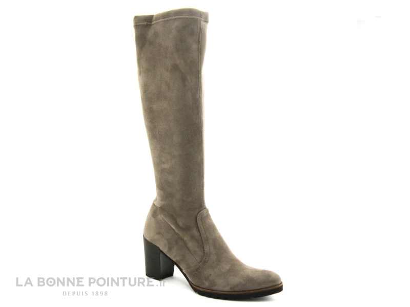 Dorking D7890 THAIS - Stretch Taupe - Botte Femme Talon Haut 3 Dorking D7890 THAIS - Stretch Taupe - Botte Femme Talon Haut