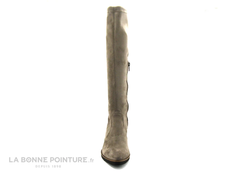 Dorking D7890 THAIS - Stretch Taupe - Botte Femme Talon Haut 4 Dorking D7890 THAIS - Stretch Taupe - Botte Femme Talon Haut – Image 2