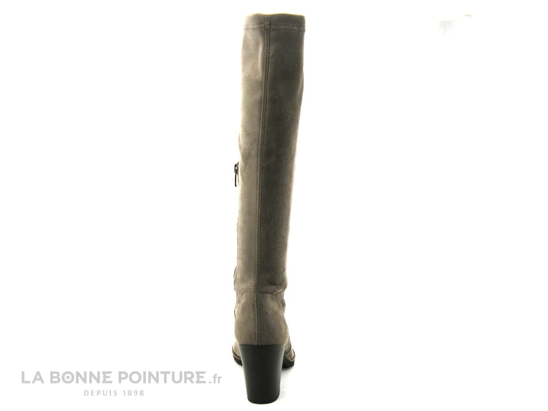 Dorking D7890 THAIS - Stretch Taupe - Botte Femme Talon Haut 6 Dorking D7890 THAIS - Stretch Taupe - Botte Femme Talon Haut – Image 4