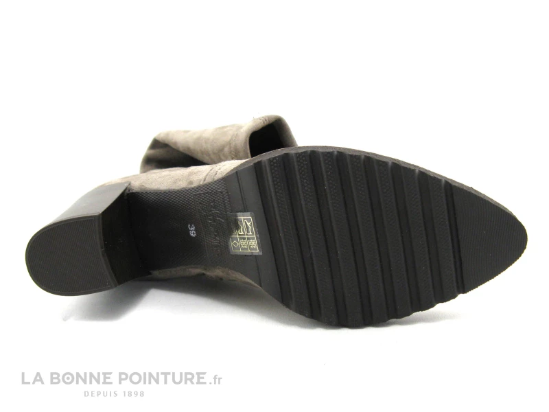 Dorking D7890 THAIS - Stretch Taupe - Botte Femme Talon Haut 9 Dorking D7890 THAIS - Stretch Taupe - Botte Femme Talon Haut – Image 7