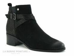 Fugitive RANDO Oil Noir Boots A Pois