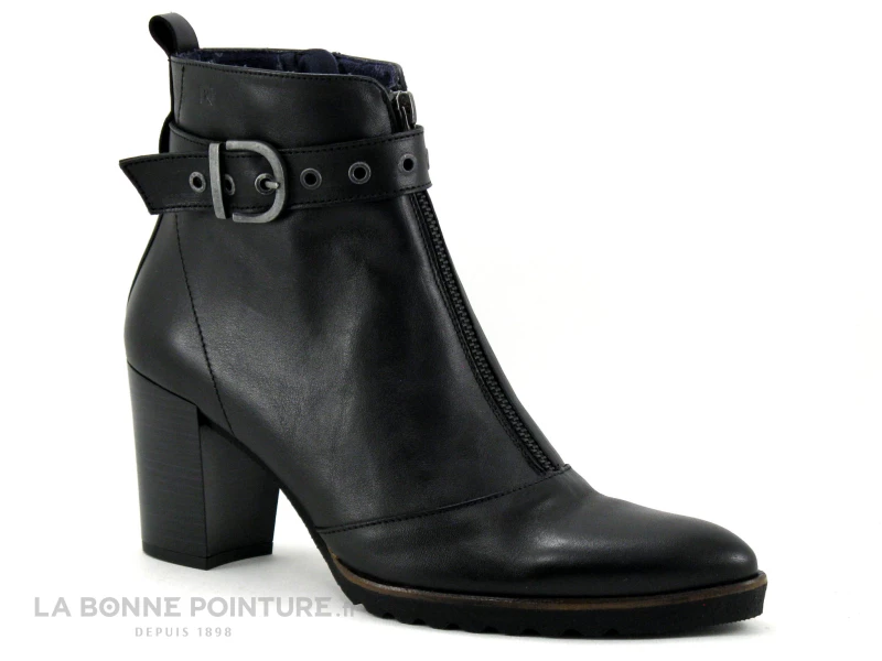 Dorking THAIS D8300 Sugar Negro - Bottine Noire - Talon Haut 3 Dorking THAIS D8300 Sugar Negro - Bottine Noire - Talon Haut
