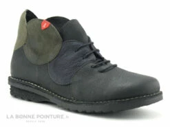 Alce Shoes 7760 - Chaussure Montante Noire - Cercles