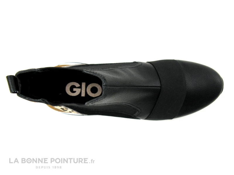 GiosEppo 64340-LUNNER - Noir - Contrefort Leopard - Boots F 8 GiosEppo 64340-LUNNER - Noir - Contrefort Leopard - Boots F – Image 6