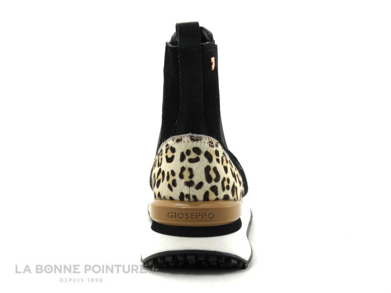 GiosEppo 64340-LUNNER - Noir - Contrefort Leopard - Boots F 6 GiosEppo 64340-LUNNER - Noir - Contrefort Leopard - Boots F – Image 4