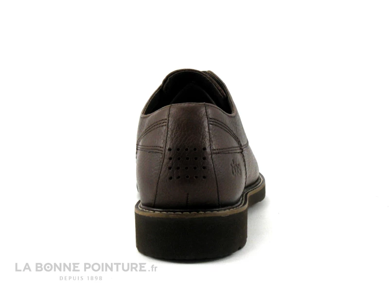 TBS PONWELL B8245 - Chaussure Derbi Homme Marron Fonce 6 TBS PONWELL B8245 - Chaussure Derbi Homme Marron Fonce – Image 4
