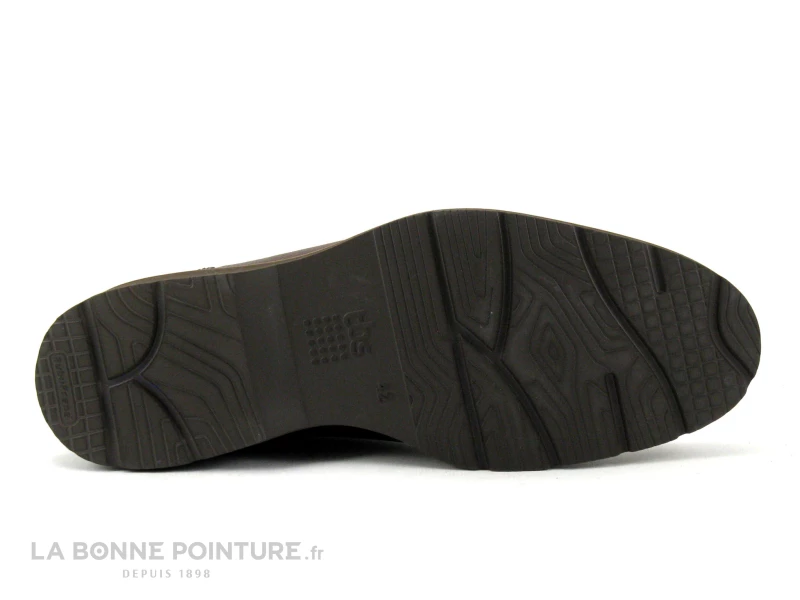 TBS PONWELL B8245 - Chaussure Derbi Homme Marron Fonce 9 TBS PONWELL B8245 - Chaussure Derbi Homme Marron Fonce – Image 7