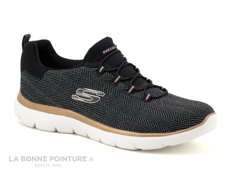 Skechers 149528 SUMMITS DAZZLING ME - Noir - Basket Femme 3 Skechers 149528 SUMMITS DAZZLING ME - Noir - Basket Femme