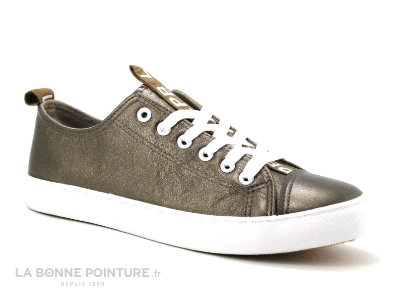 LPB Les Petites Bombes - KELLY Choco Metal - Basket Basse F 3 LPB Les Petites Bombes - KELLY Choco Metal - Basket Basse F