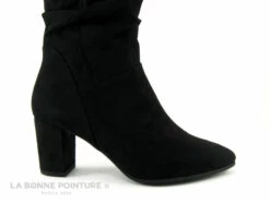 Marco Tozzi 2-25519-27 - Velours Noir Fronce - Botte Talon Haut -LA BONNE POINTURE Soldes cd24607c73b9e66c561f35ea11d5d5ef img 3634.jpg 164347