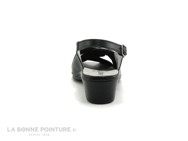 Longo 1020273 Noir - Gris Metal - Sandale Classique Femme 6 Longo 1020273 Noir - Gris Metal - Sandale Classique Femme – Image 4