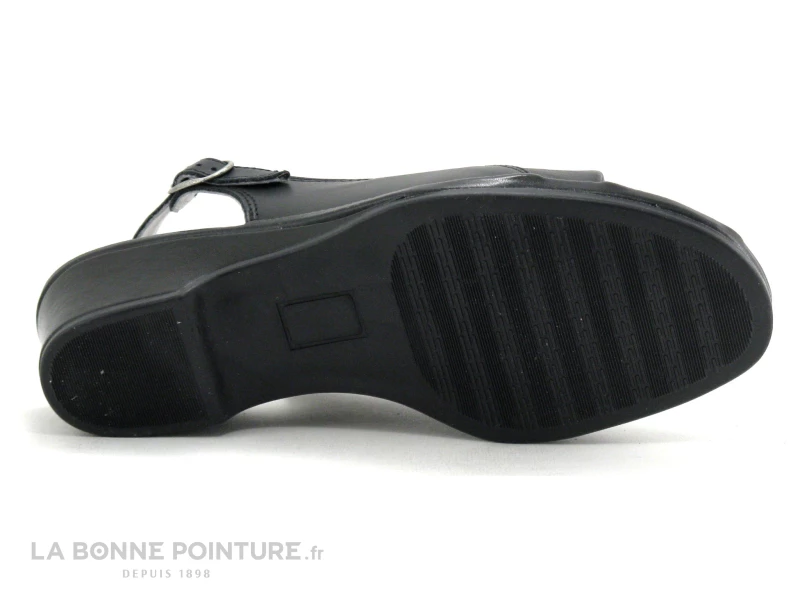 Longo 1020273 Noir - Gris Metal - Sandale Classique Femme 9 Longo 1020273 Noir - Gris Metal - Sandale Classique Femme – Image 7