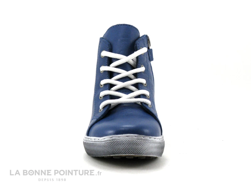 Andrea Conti 201700274 Jean - Basket Montante Enfant Cuir Bleu 4 Andrea Conti 201700274 Jean - Basket Montante Enfant Cuir Bleu – Image 2