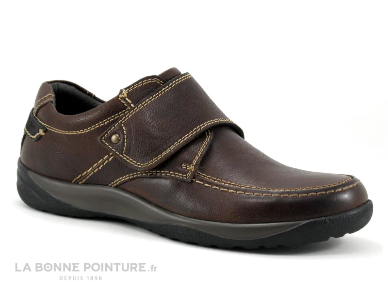 Arima OSVALD Coffee - Chaussure Homme Cuir Marron - Bride Velcro 3 Arima OSVALD Coffee - Chaussure Homme Cuir Marron - Bride Velcro
