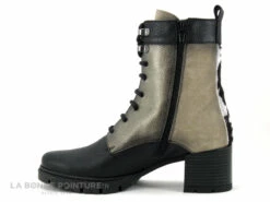 Hispanitas Bolero CH1211860 - Noir Gris Bronze - Bottine Lacet Talon Large -LA BONNE POINTURE Soldes cd24607c73b9e66c561f35ea11d5d5ef img 3734.jpg 164452