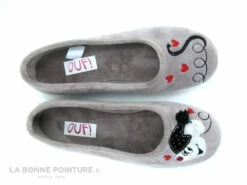 Ouf TRALY Taupe - Souris Bonnet Noir - Coeurs - Pantoufle Ballerine 10 Ouf TRALY Taupe - Souris Bonnet Noir - Coeurs - Pantoufle Ballerine -LA BONNE POINTURE Soldes cd24607c73b9e66c561f35ea11d5d5ef img 3737.jpg 176121