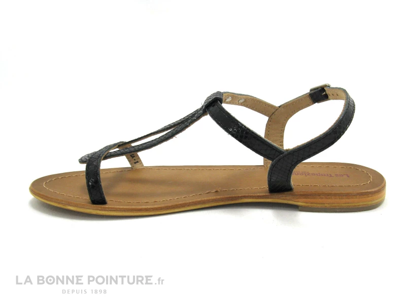 Tropeziennes Hamat Noir Serpent Nu-pieds 04178 5 Tropeziennes Hamat Noir Serpent Nu-pieds 04178 – Image 3
