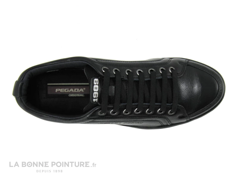 Pegada 118605-09 - Basket Basse Homme En Cuir Noir 8 Pegada 118605-09 - Basket Basse Homme En Cuir Noir – Image 6