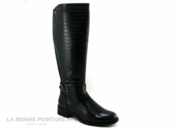 LPB ARINA Noir Croco - Botte Femme CH04BT009