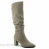Marco Tozzi 2-25519-27 - Velours Beige Taupe - Botte Talon Haut -LA BONNE POINTURE Soldes cd24607c73b9e66c561f35ea11d5d5ef img 3860.jpg 164607