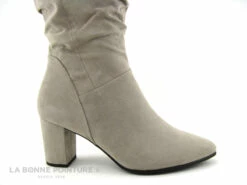 Marco Tozzi 2-25519-27 - Velours Beige Taupe - Botte Talon Haut -LA BONNE POINTURE Soldes cd24607c73b9e66c561f35ea11d5d5ef img 3864.jpg 164604